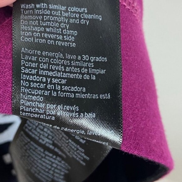 Ivy Park Burgundy Purple Logo Leggings Size Medium Beyoncé High Rise Tights Pink - Picture 10 of 15